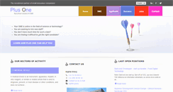 Desktop Screenshot of plusonesearch.be